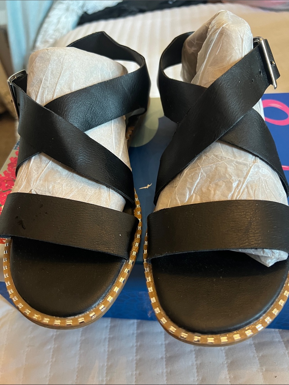 Arizona black & silver trim with silver buckle,
